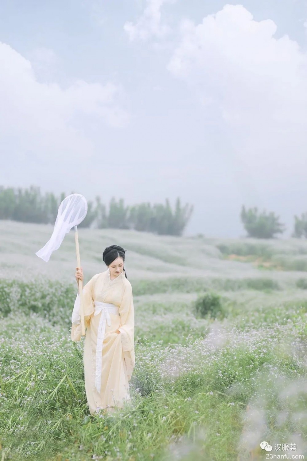 【汉服美景】遇见花海，唤醒春日小清新