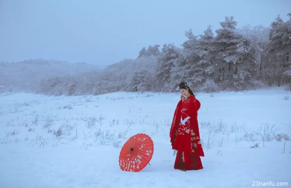 【汉服小仙女】千山暮雪，只影向谁去