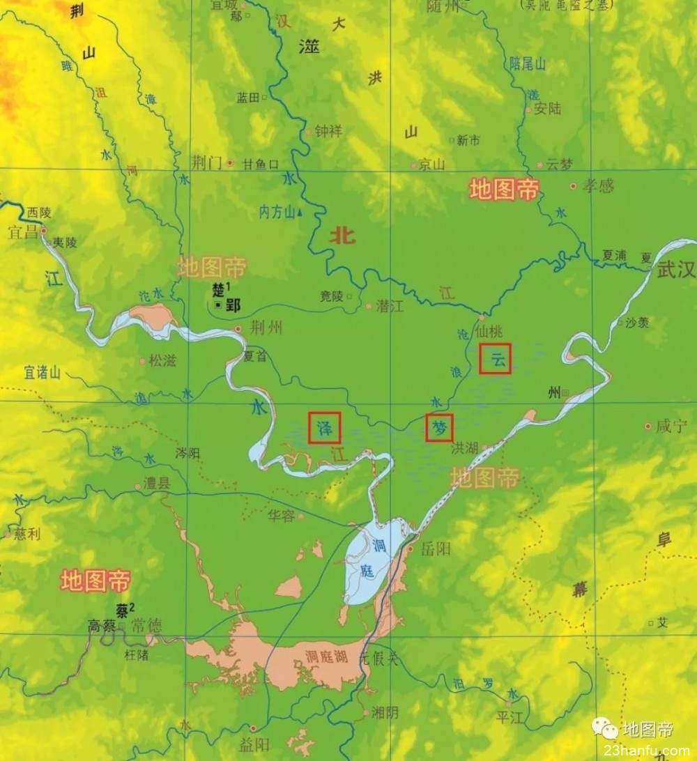 【人文历史】古时候江汉平原上的云梦泽哪里去了？