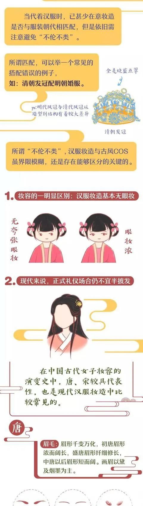 【图解汉服妆造】穿汉服怎么化妆好看？