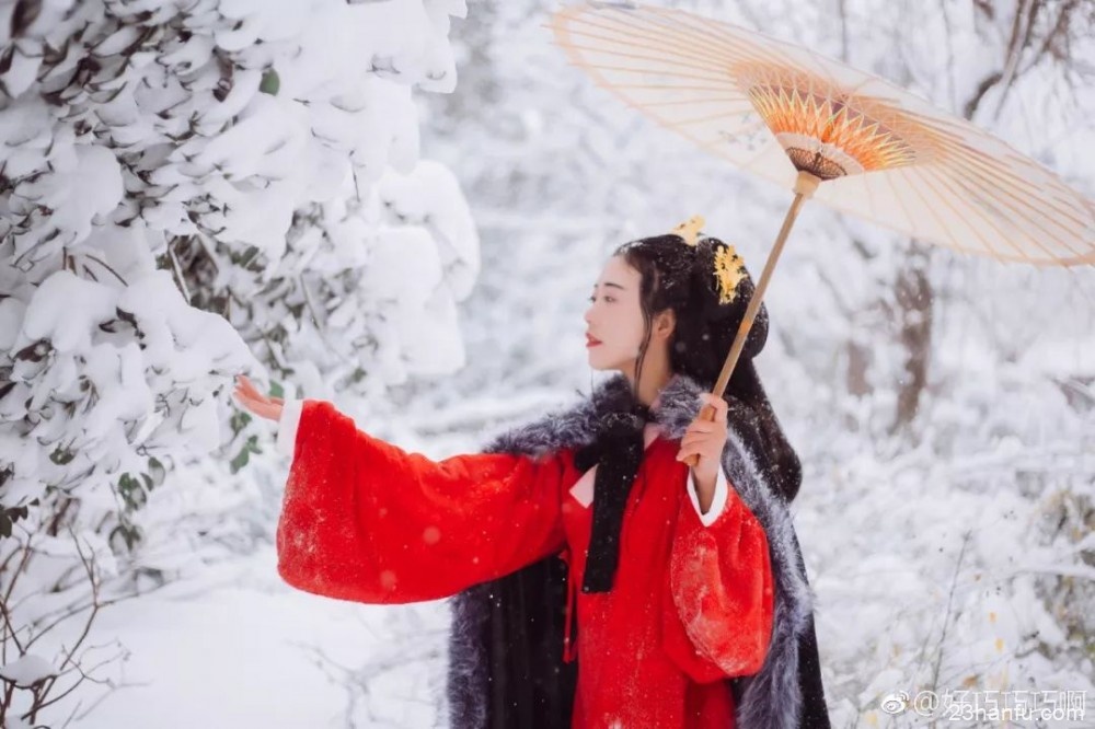 【汉服小仙女】霜雪吹满头，也算是白首。