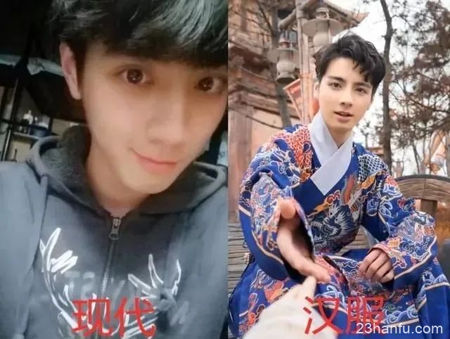 穿汉服前”vs“穿汉服后”，汉服才是男人的气质开关