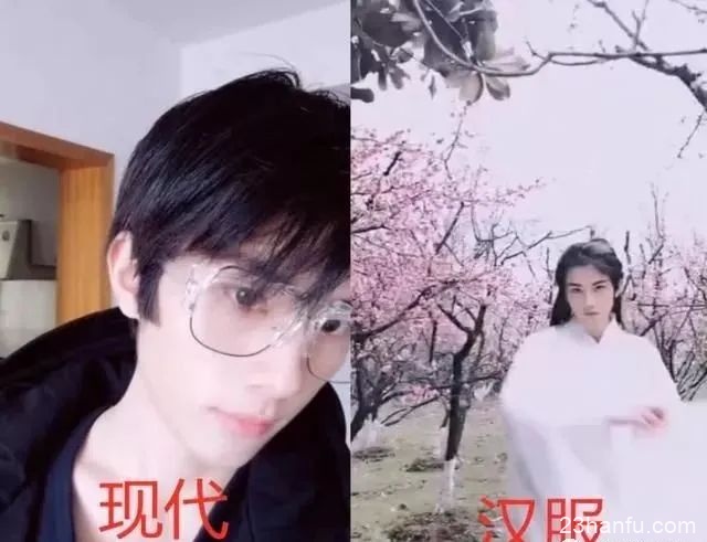 穿汉服前”vs“穿汉服后”，汉服才是男人的气质开关