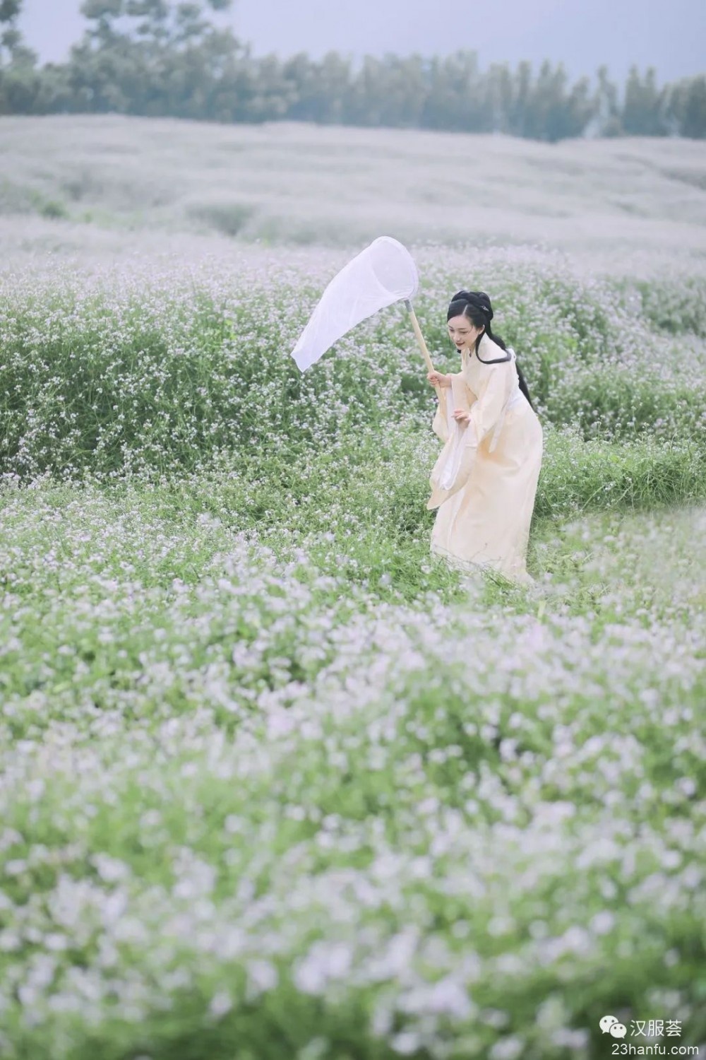 【汉服美景】遇见花海，唤醒春日小清新