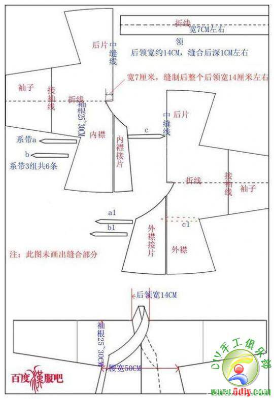 襦裙、上衣制作