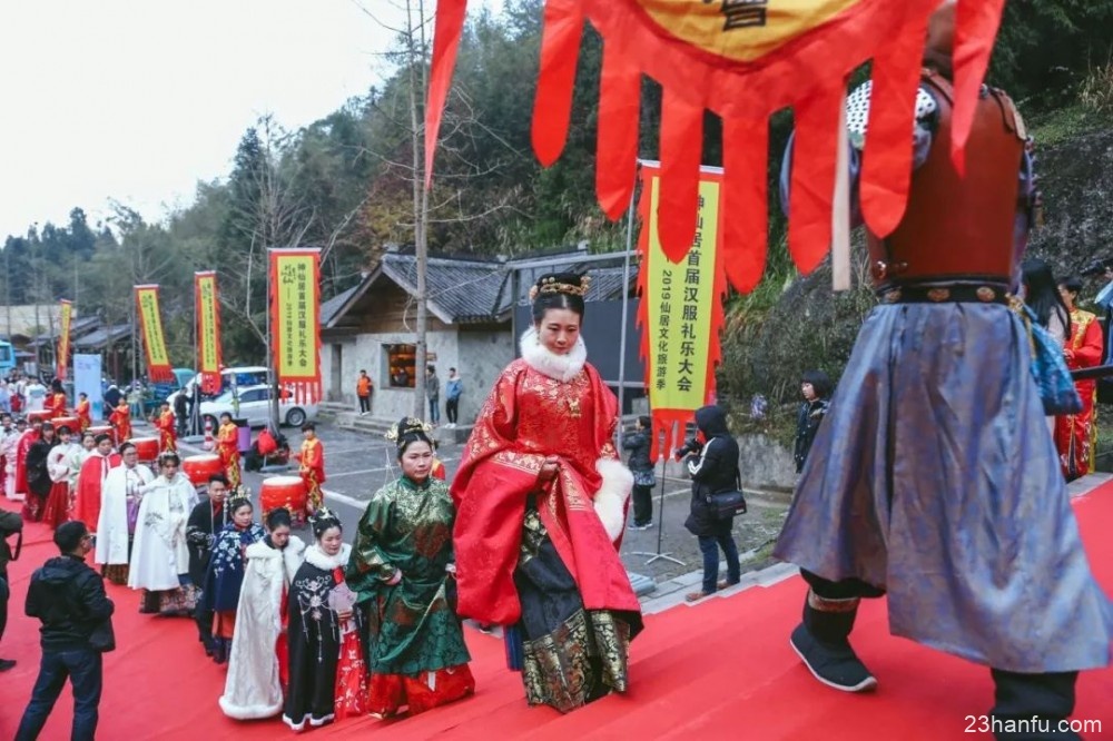 【活动返图】参加首届神仙居汉服礼乐大会