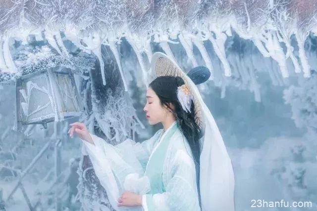 【庐山雪】雪与汉服 点缀着这个冬天的美