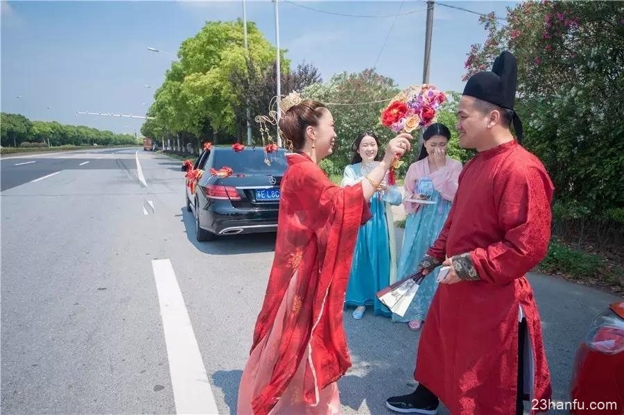 【汉服婚礼】惊艳！这场中式汉服婚礼，从头到尾都美得不像话