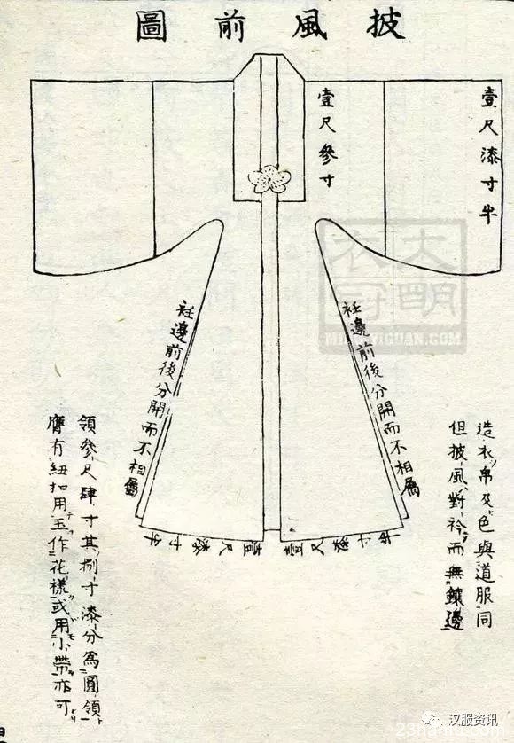 汉服裁剪图，简单易懂适合新手学习