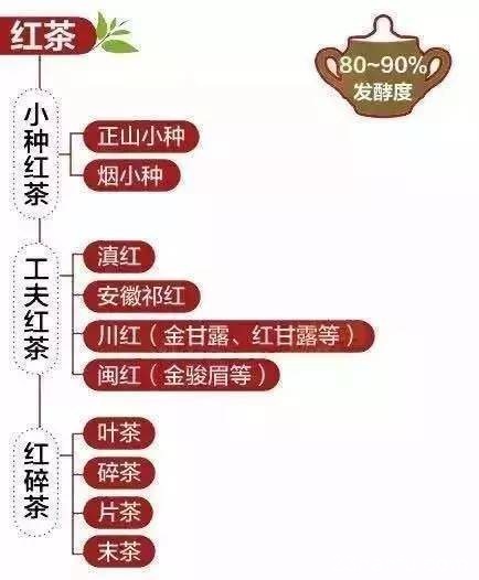 【茶道】一张图看懂中国所有茶叶，再跟别人喝茶有的聊了！