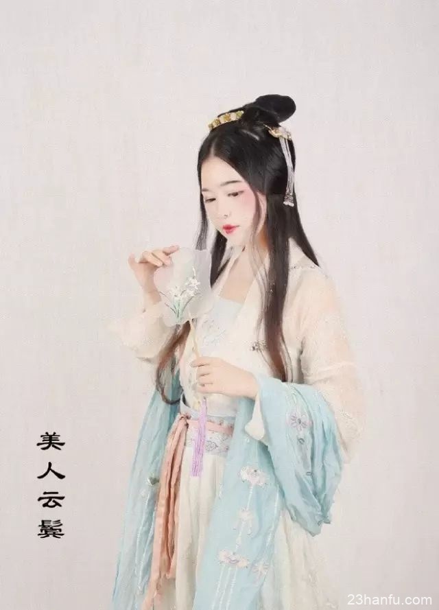 汉服发型—唐风美人云鬓小清新