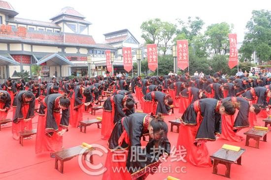 用传承见证成长 第二届芜湖方特东方神画汉式成人礼成功举办