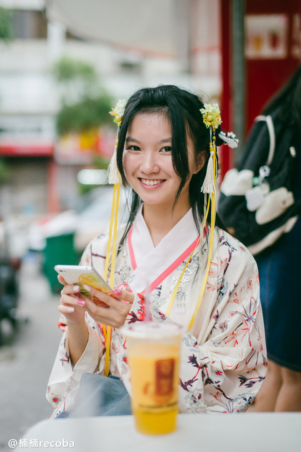 汉服青年聚水东院子 穿针乞巧闹七夕