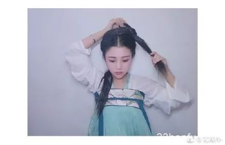 【汉服发型】小分享｜清新温婉的简易发型