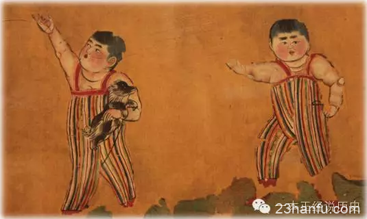 古代的小孩儿们平日里都穿什么衣服？