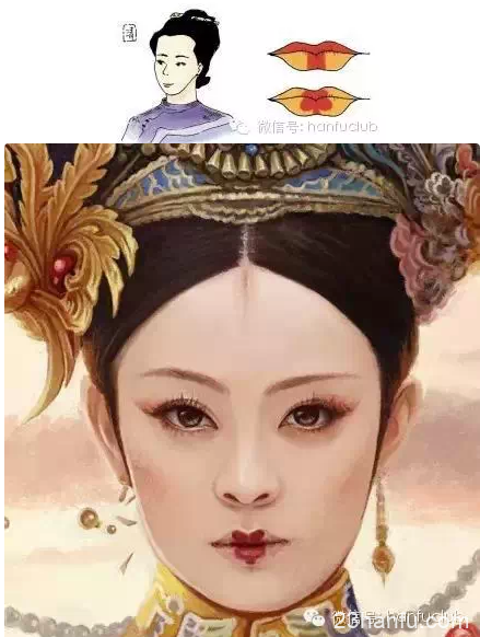 古代的女人妆容其实是这样的