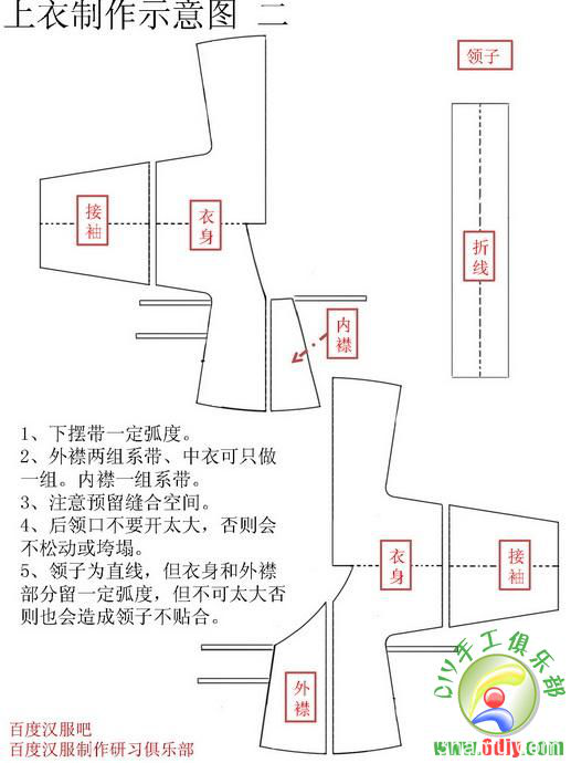 襦裙、上衣制作