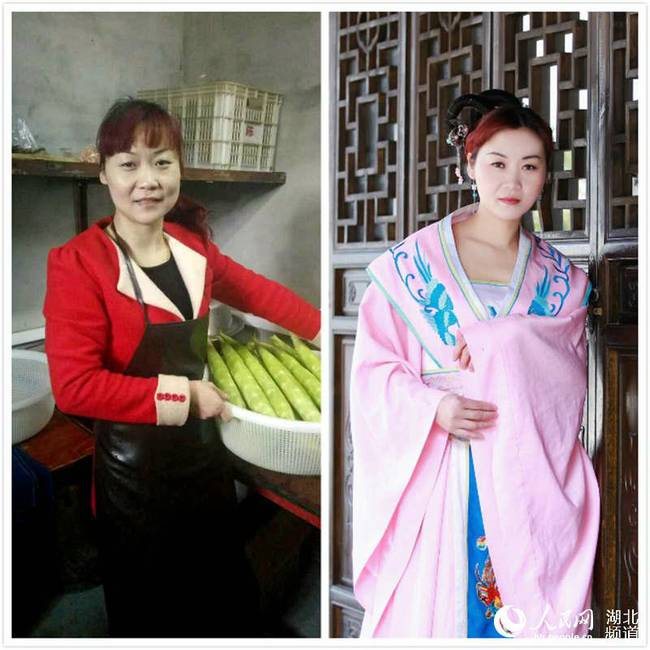 149名建筑女职工拍汉服写真庆妇女节 秒变女神