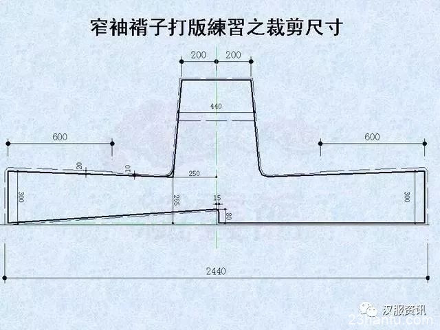 汉服裁剪图，简单易懂适合新手学习