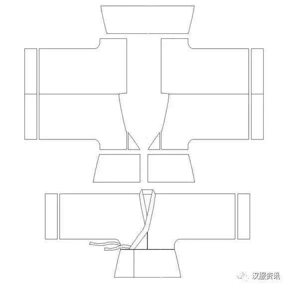 汉服裁剪图，简单易懂适合新手学习