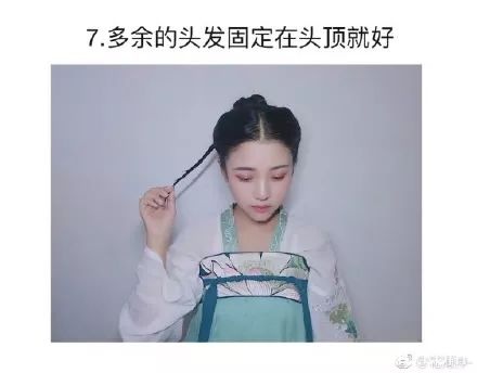 【汉服发型】小分享｜清新温婉的简易发型