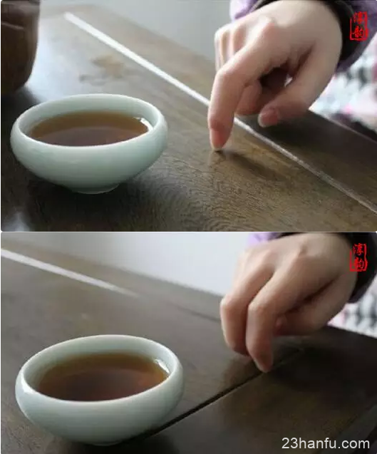 茶俗：叩指礼