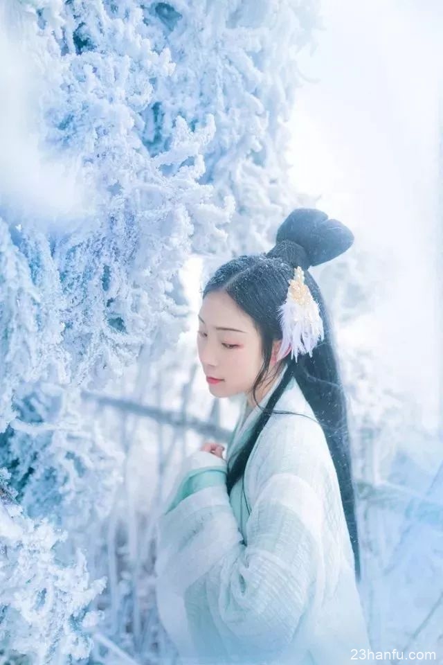 【庐山雪】雪与汉服 点缀着这个冬天的美