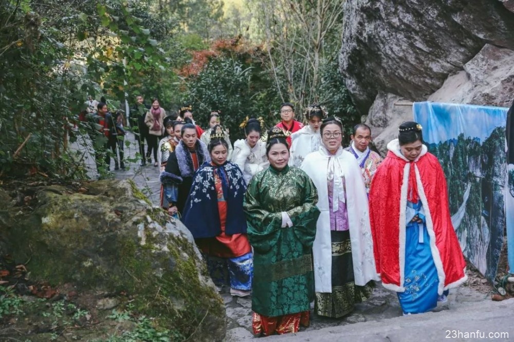 【活动返图】参加首届神仙居汉服礼乐大会