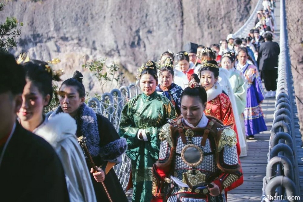 【活动返图】参加首届神仙居汉服礼乐大会